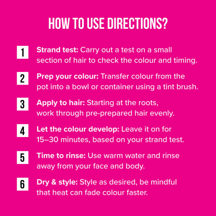 DIRECTIONS fluorescent yellow 100 ml - Image 5
